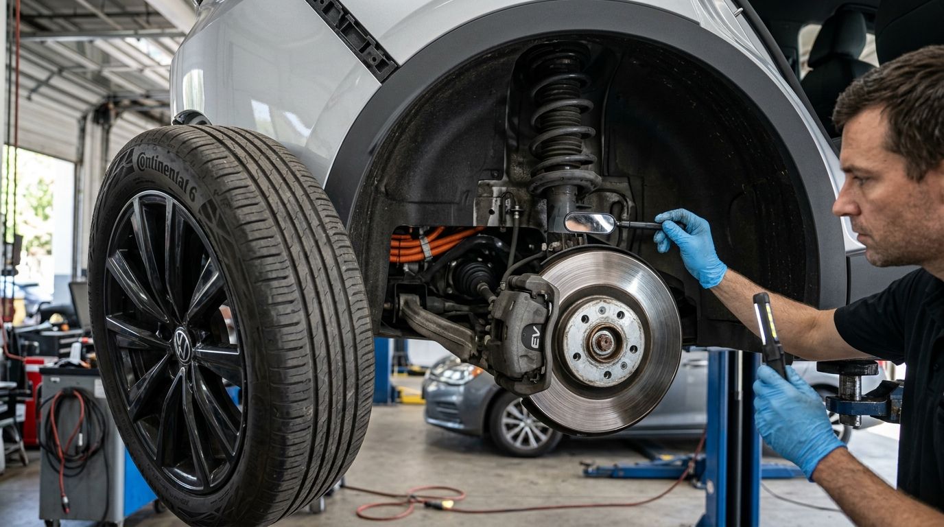 Zawieszenie, opony i układ hamulcowy