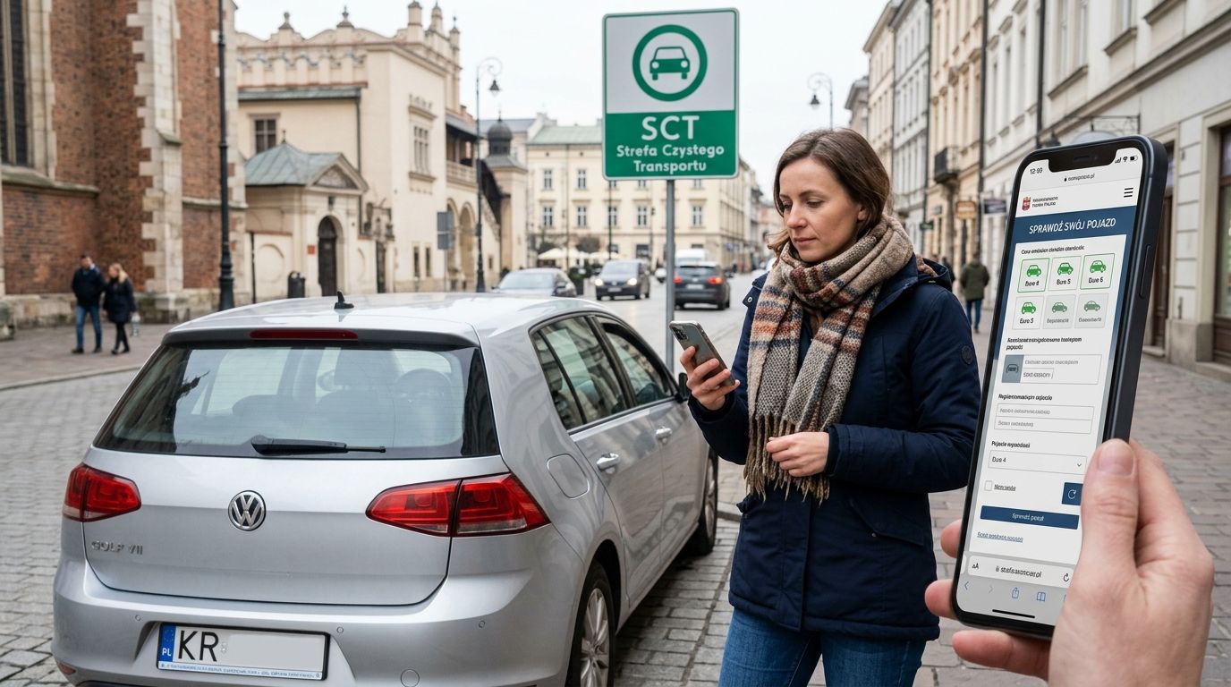 Jak sprawdzić, czy moje auto może wjechać do SCT?
